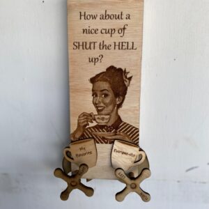 Wall mounted coffee brew cup dispenser