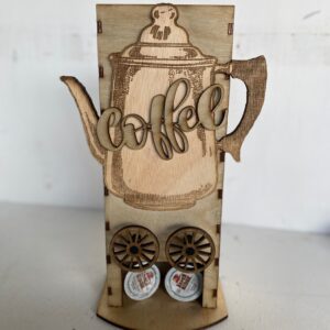 Counter top coffee brew cup dispenser