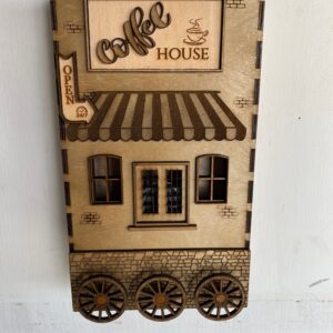 Wall mounted coffee brew cup dispenser